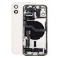 Apple iPhone 12 - Zadný Housing s Malými Dielmi (White)