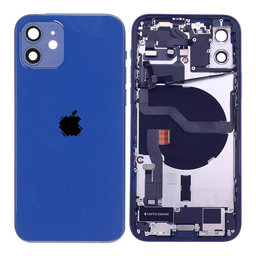 Apple iPhone 12 - Zadný Housing s Malými Dielmi (Blue)