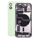 Apple iPhone 12 - Zadný Housing s Malými Dielmi (Green)