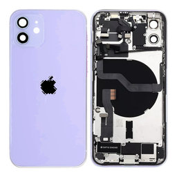 Apple iPhone 12 - Zadný Housing s Malými Dielmi (Purple)