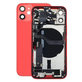 Apple iPhone 12 Mini - Zadný Housing s Malými Dielmi (Red)