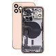 Apple iPhone 12 Pro - Zadný Housing s Malými Dielmi (Gold)