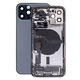 Apple iPhone 12 Pro - Zadný Housing s Malými Dielmi (Blue)