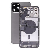 Apple iPhone 12 Pro Max - Zadný Housing s Malými Dielmi (Graphite)