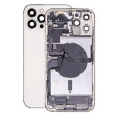 Apple iPhone 12 Pro Max - Zadný Housing s Malými Dielmi (Silver)