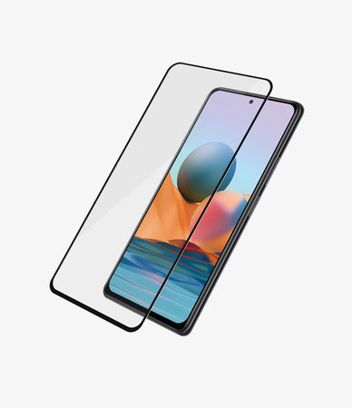 PanzerGlass - Tvrdené Sklo Case Friendly pre Xiaomi Redmi Note 10 Pro, 10 Pro Max, Mi 11i a Poco F3, čierna