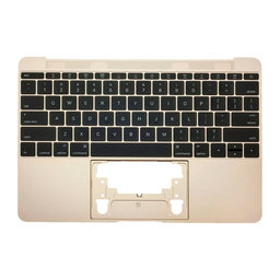 Apple MacBook 12" A1534 (Early 2015 - Mid 2017) - Horný Rám Klávesnice + Klávesnica US (Gold)