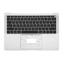 Apple MacBook Air 13" A1932 (2018 - 2019) - Horný Rám Klávesnice + Klávesnica US (Silver)