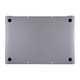 Apple MacBook Air 13" A1932 (2018 - 2019), A2179 (2020) - Spodný Kryt (Space Gray)