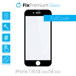 FixPremium FullCover Glass - Tvrdené Sklo pre iPhone 7, 8, SE 2020 a SE 2022