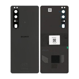 Sony Xperia 1 III - Batériový Kryt (Black) - A5032185A Genuine Service Pack