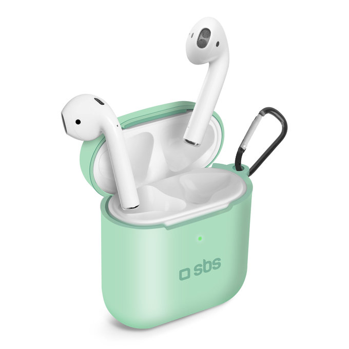 SBS - Silicon Puzdro pre Apple AirPods 2016, AirPods 2019, zelená