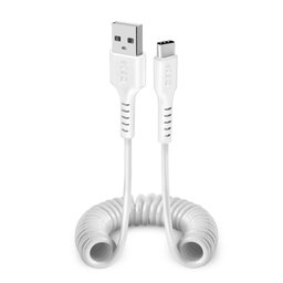 SBS - USB-C / USB Kábel (1m), biela