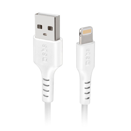 SBS - Lightning / USB Kábel (2m), biela