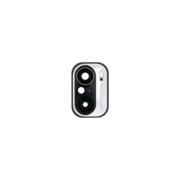 Xiaomi Poco F3 - Sklíčko Zadnej Kamery + Rám (Arctic White)