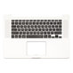 Apple MacBook Pro 15" A1398 (Late 2013 - Mid 2014) - Horný Rám Klávesnice + Klávesnica US