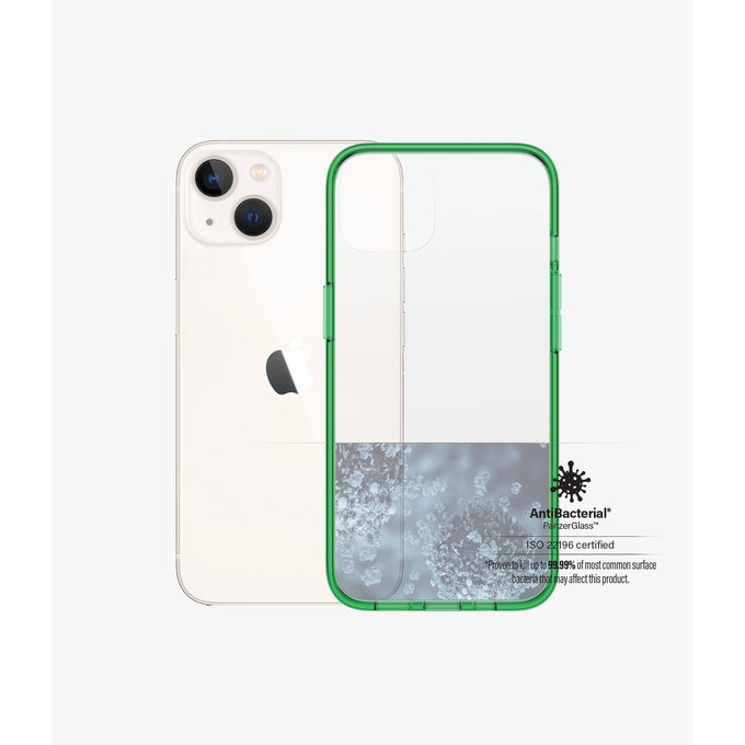 PanzerGlass - Puzdro ClearCaseColor AB pre iPhone 13, lime