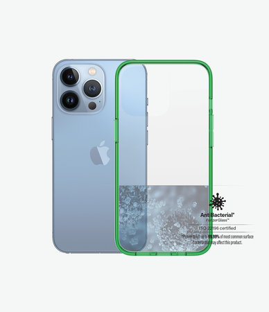 PanzerGlass - Puzdro ClearCaseColor AB pre iPhone 13 Pro, lime