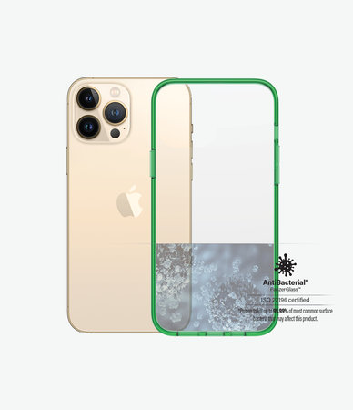 PanzerGlass - Puzdro ClearCaseColor AB pre iPhone 13 Pro Max, lime