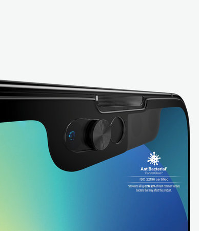 PanzerGlass - Tvrdené Sklo Case Friendly CamSlider AB pre iPhone 13, 13 Pro a 14, čierna