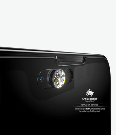 PanzerGlass - Tvrdené sklo Case Friendly CamSlider Swarovski AB pre iPhone 13 Pro Max, čierna