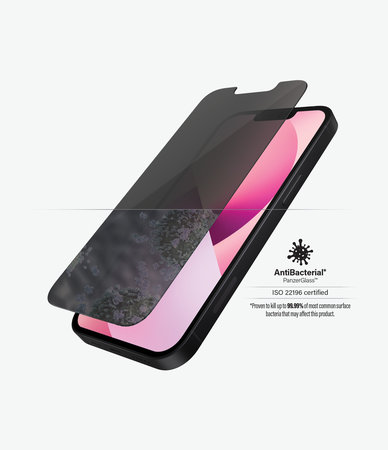 PanzerGlass - Tvrdené Sklo Standard Fit Privacy AB pre iPhone 13 mini, transparentná