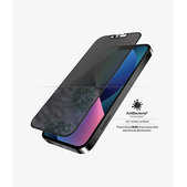 PanzerGlass - Tvrdené Sklo Case Friendly Privacy AB pre iPhone 13, 13 Pro, 14 a 16e, čierna