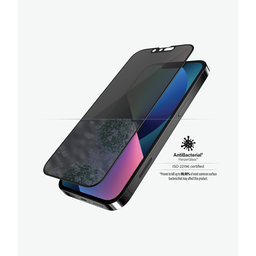 PanzerGlass - Tvrdené Sklo Case Friendly Privacy AB pre iPhone 13, 13 Pro a 14, čierna
