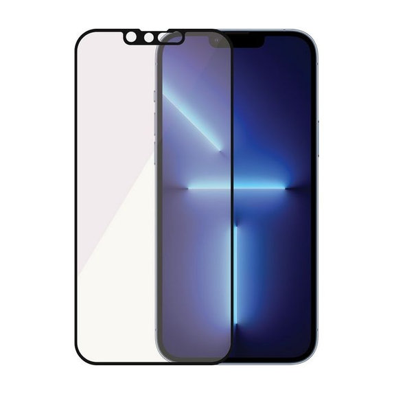 PanzerGlass - Tvrdené Sklo Case Friendly Anti-Bluelight AB pre iPhone 13 Pro Max a 14 Plus, čierna