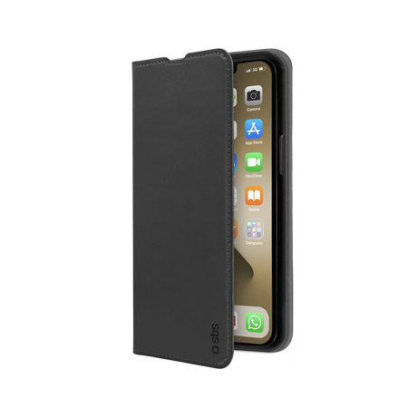 SBS - Puzdro Book Wallet Lite pre iPhone 13 Pro Max, čierna