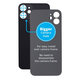 Apple iPhone 12 Mini - Sklo Zadného Housingu so Zväčšeným Otvorom na Kameru (Black)