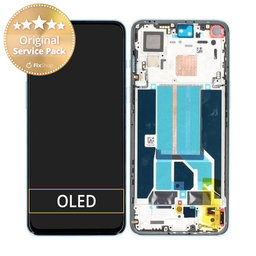 OnePlus Nord 2 5G - LCD Displej + Dotykové Sklo + Rám (Blue Haze) - 2011100359 Genuine Service Pack
