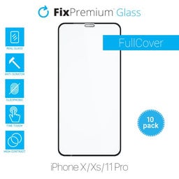 FixPremium FullCover Glass - Tvrdené Sklo pre iPhone X, XS a 11 Pro