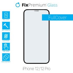 FixPremium FullCover Glass - Tvrdené Sklo pre iPhone 12 a 12 Pro