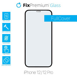 FixPremium FullCover Glass - Tvrdené Sklo pre iPhone 12 a 12 Pro