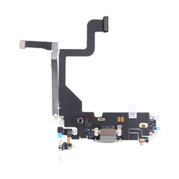 Apple iPhone 13 Pro - Nabíjací Konektor + Flex Kábel (Silver)