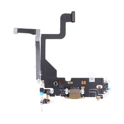 Apple iPhone 13 Pro - Nabíjací Konektor + Flex Kábel (Gold)