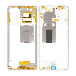 Samsung Galaxy M52 5G M526B - Stredný Rám (White) - GH98-46916C Genuine Service Pack