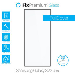 FixPremium FullCover Glass - 3D Tvrdené Sklo pre Samsung Galaxy S22 Ultra