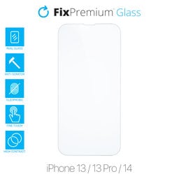 FixPremium Glass - Tvrdené Sklo pre iPhone 13, 13 Pro a 14