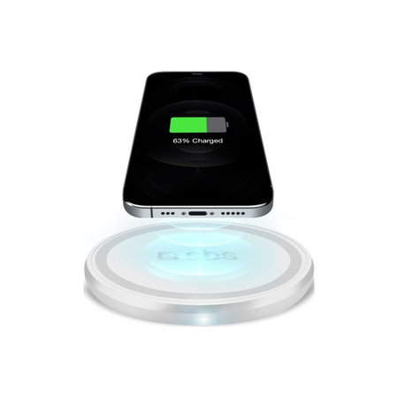 SBS - Bezdrôtová Nabíjačka s Qi, biela
