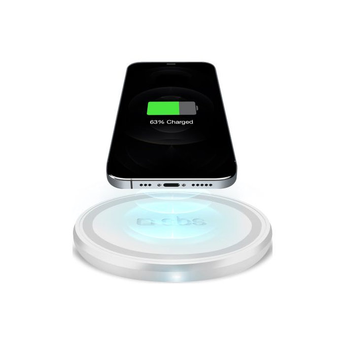 SBS - Bezdrôtová Nabíjačka s Qi, biela