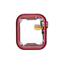 Apple Watch 7 41mm - Housing s Korunkou + Tlačidlo Domov + Mikrofón Aluminium (Red)
