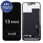 Displej In-Cell FHD pre iPhone 13 Mini, Dotykové sklo s rámom, FixPremium