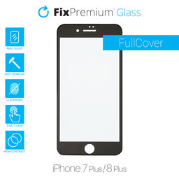 FixPremium FullCover Glass - Tvrdené Sklo pre iPhone 7 Plus a 8 Plus