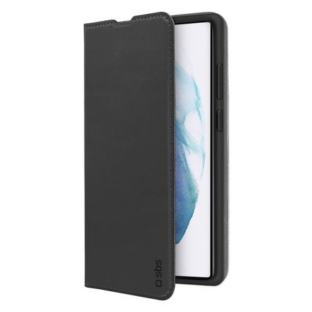 SBS - Puzdro Book Wallet Lite pre Samsung Galaxy S22 Ultra, čierna