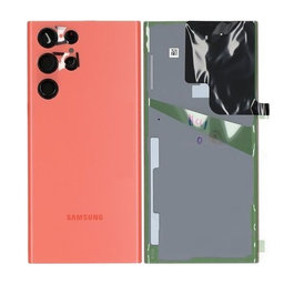 Samsung Galaxy S22 Ultra S908B - Batériový Kryt (Red) - GH82-27457H Genuine Service Pack