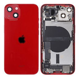 Apple iPhone 13 - Zadný Housing s Malými Dielmi (Red)