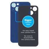 Apple iPhone 13 Mini - Sklo Zadného Housingu so Zväčšeným Otvorom na Kameru (Blue)