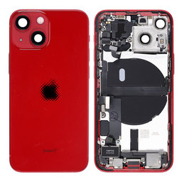 Apple iPhone 13 Mini - Zadný Housing s Malými Dielmi (Red)